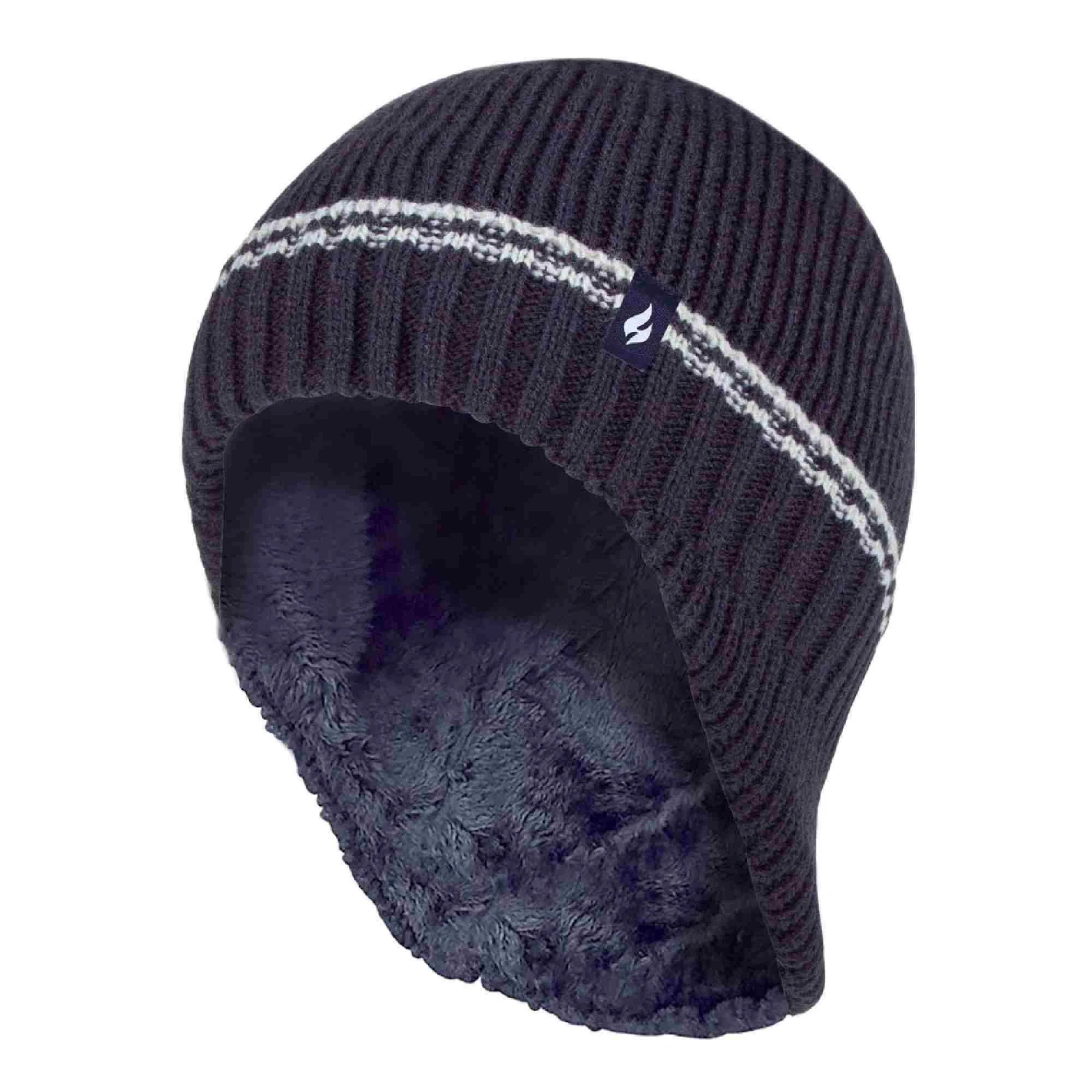 Boys Patrol Ribbed Bobble Pom Pom Hat For Winter - Image 3