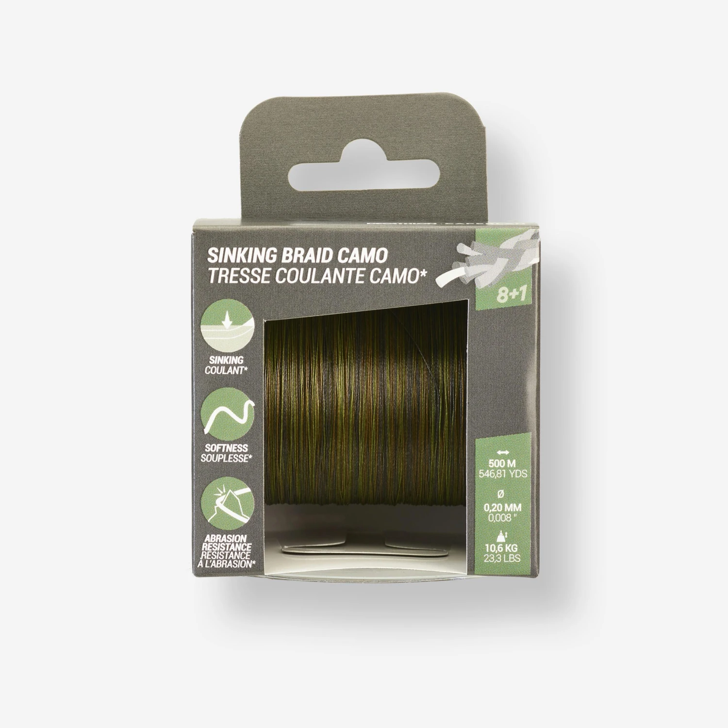 Carp Fishing Sinking Braid 25/100 500 M - Image 7