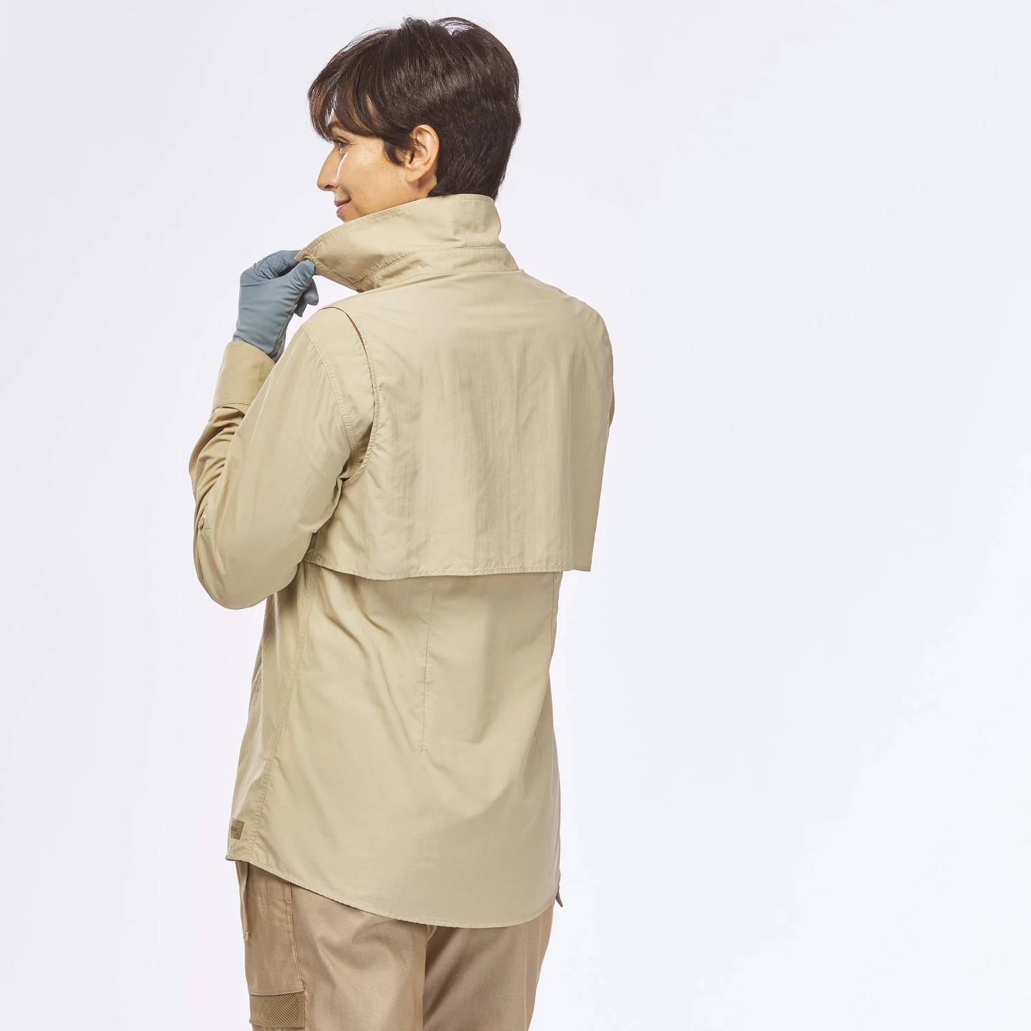 Women's Anti-UV Long-sleeved Desert Trekking Shirt DESERT 900 - Image 7