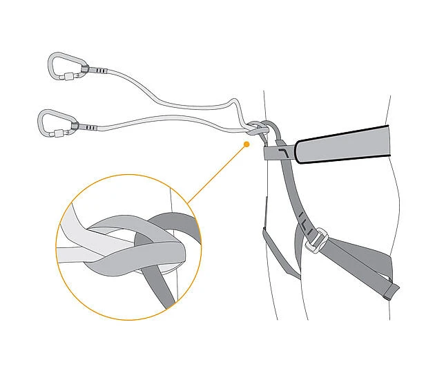 Singing Rock Bungee Climbing Tether For Ice Tools - Image 4