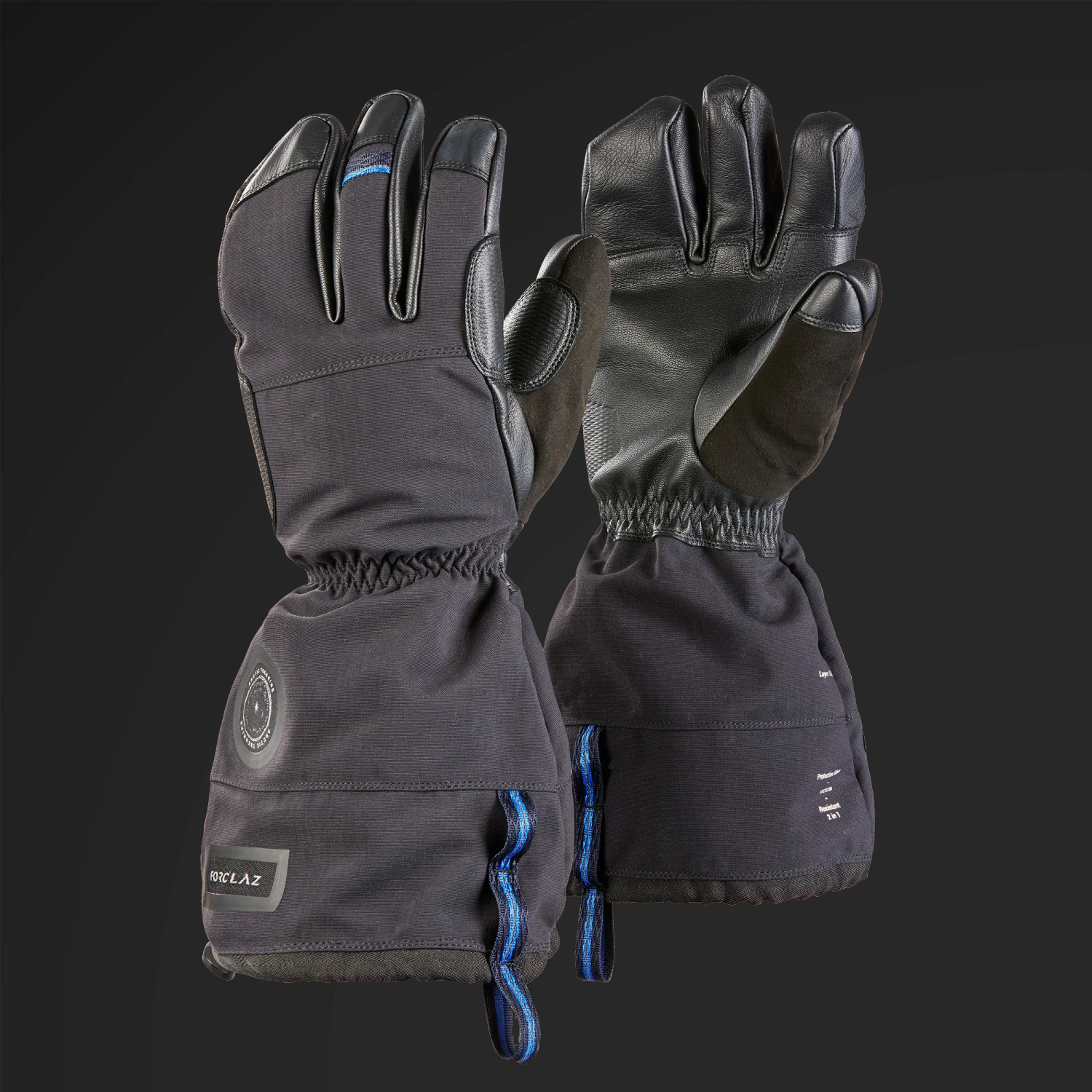 Adult 2-in-1 Exteme Cold Trekking Gloves Arctic 900 - Image 2