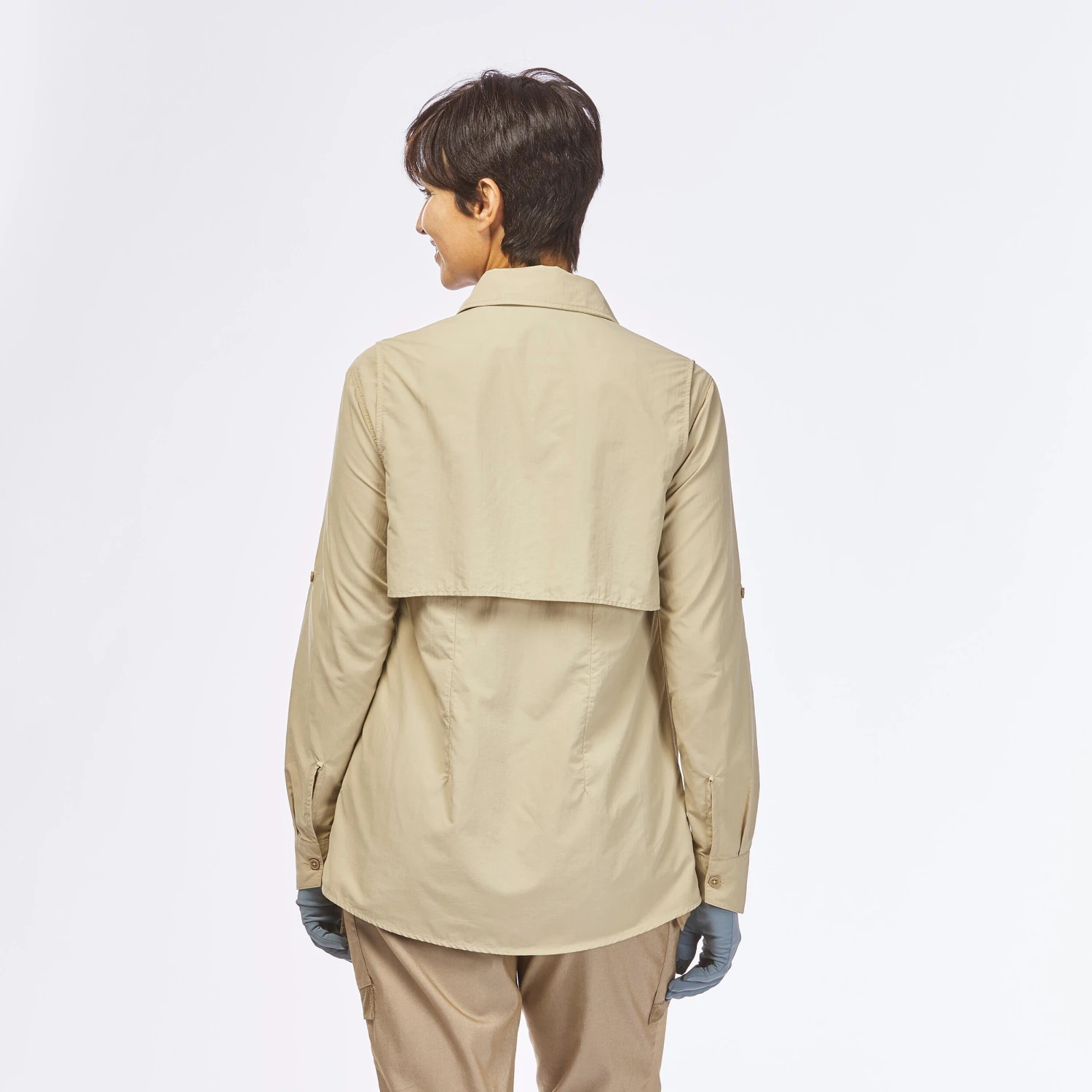 Women's Anti-UV Long-sleeved Desert Trekking Shirt DESERT 900 - Image 5